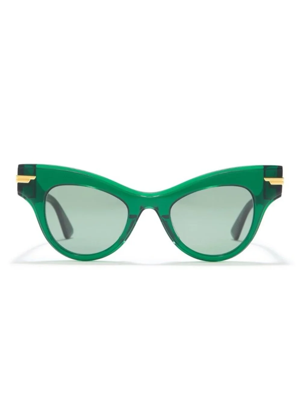 Bottega Veneta 47mm Cat Eye Sunglasses Green